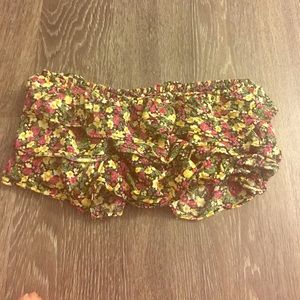 Cute floral strapless top (medium) 🌷