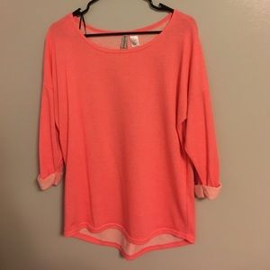 Coral shirt