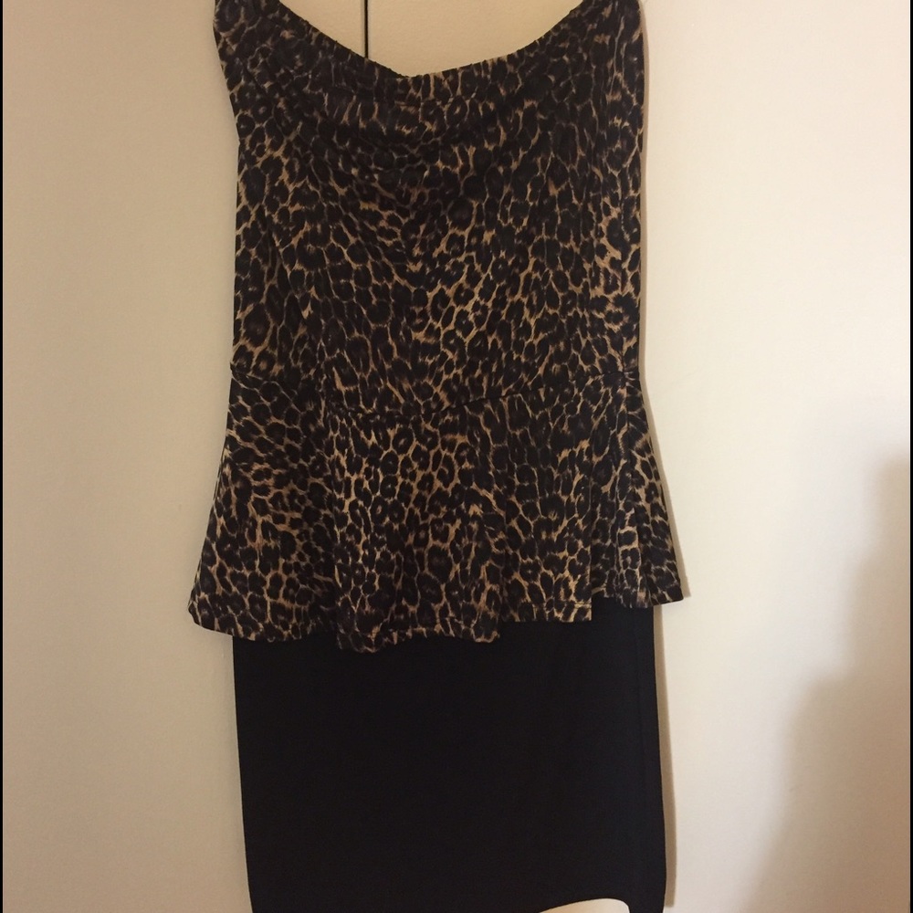 Cheetah print dress