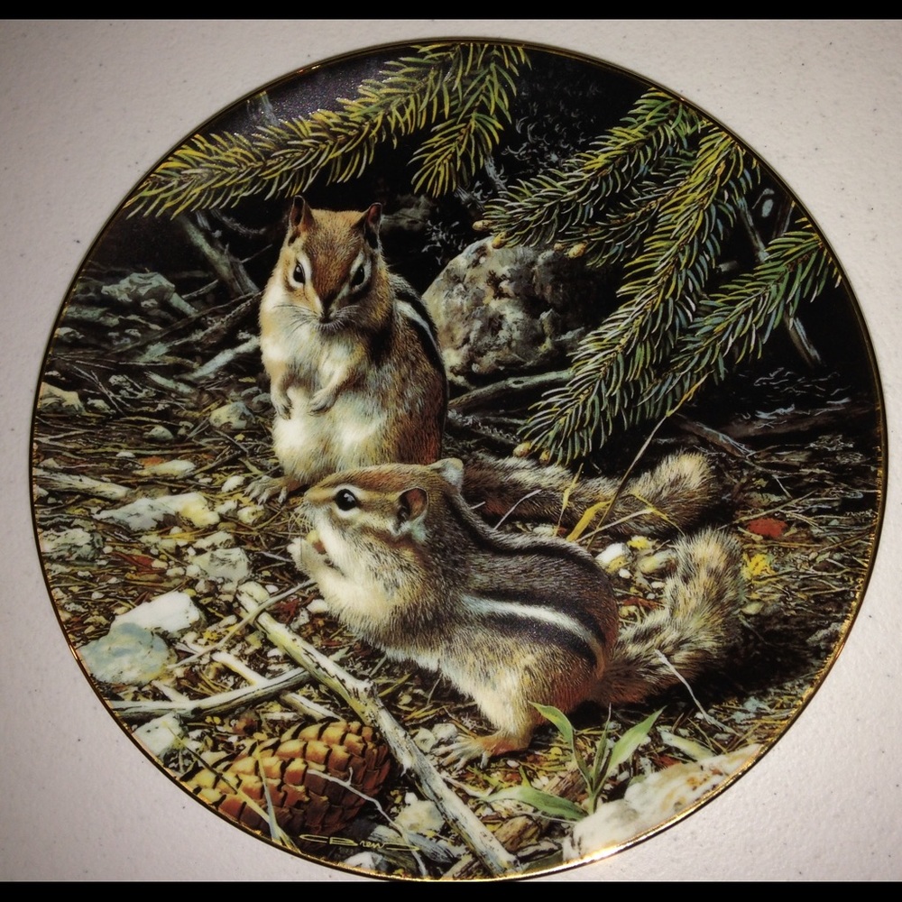“Beneath the Pines" collectible plate