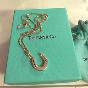 Tiffany & Co. sterling silver horseshoe necklace