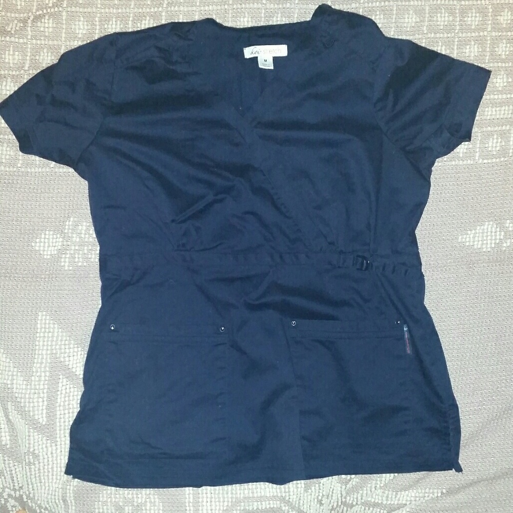 Koi Scrubs Belted Top