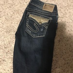 NWOT Silver Boot Cut Dark Denim Jeans