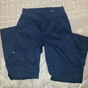 Navy Blue Koi Scrub Pants