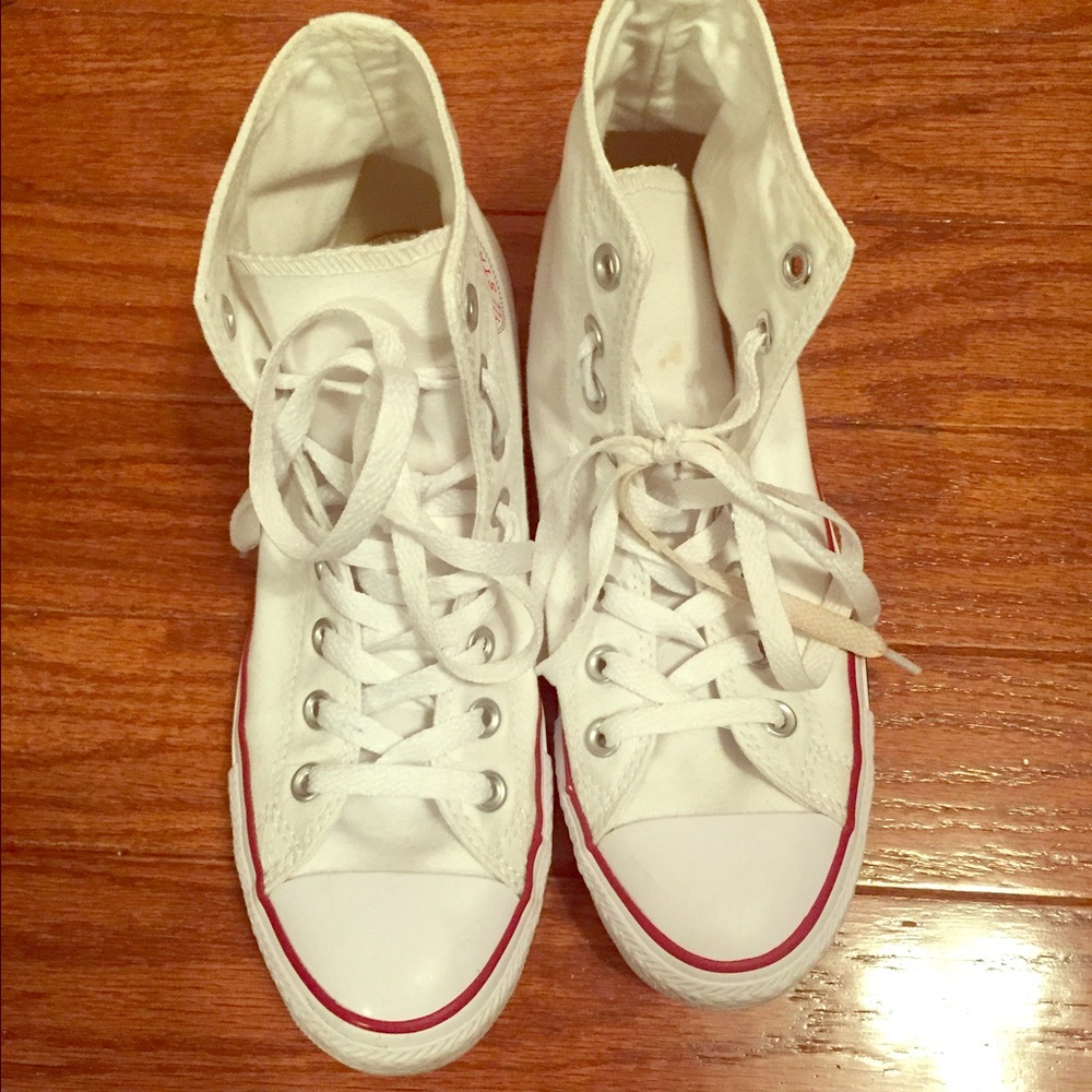 White High Top Converse