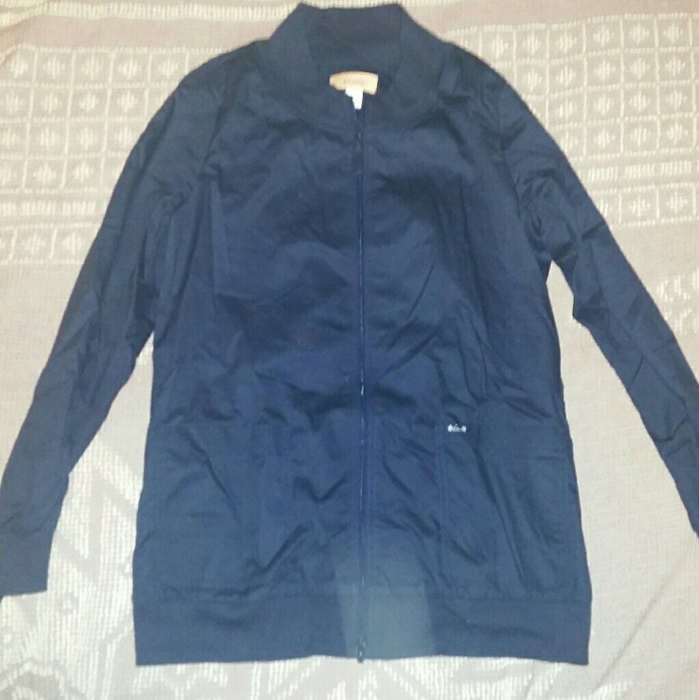 Like New Navy blue Koi Scrub Jacket