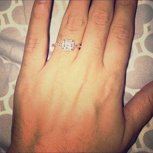 Rose gold pandora ring