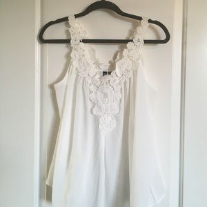 White tank top