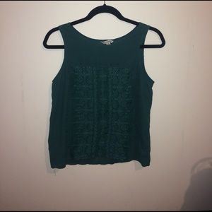 Tribal green tank