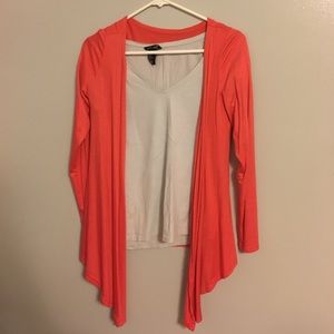 Coral cardigan