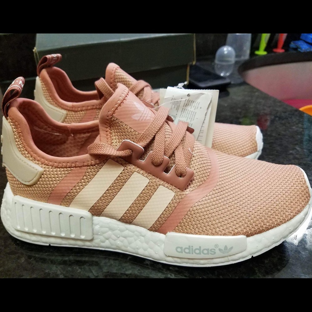 Brand New Adidas NMD Raw Pink Size 6.5 women.