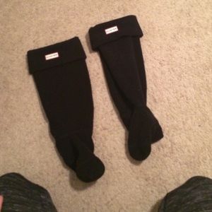 Black hunter boot inserts - never worn