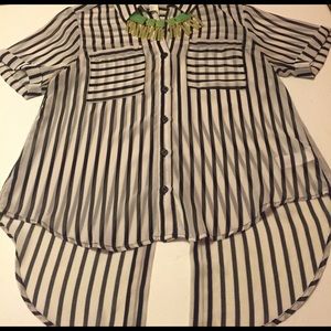 Forever 21 striped blouse