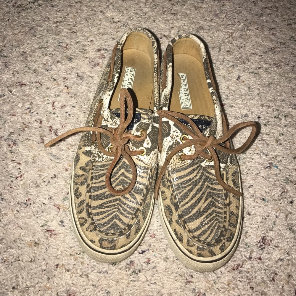 SPERRY Leopard, tiger, and snake print Sequins