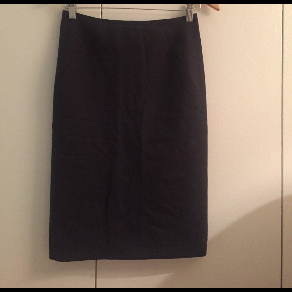 Theory Pencil Skirt - Chocolate Brown