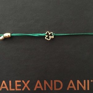 Alex and Ani Pull Cord Shamrock