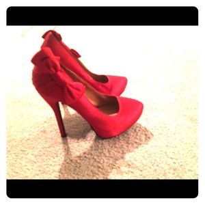 Red heels from Charlotte Russe