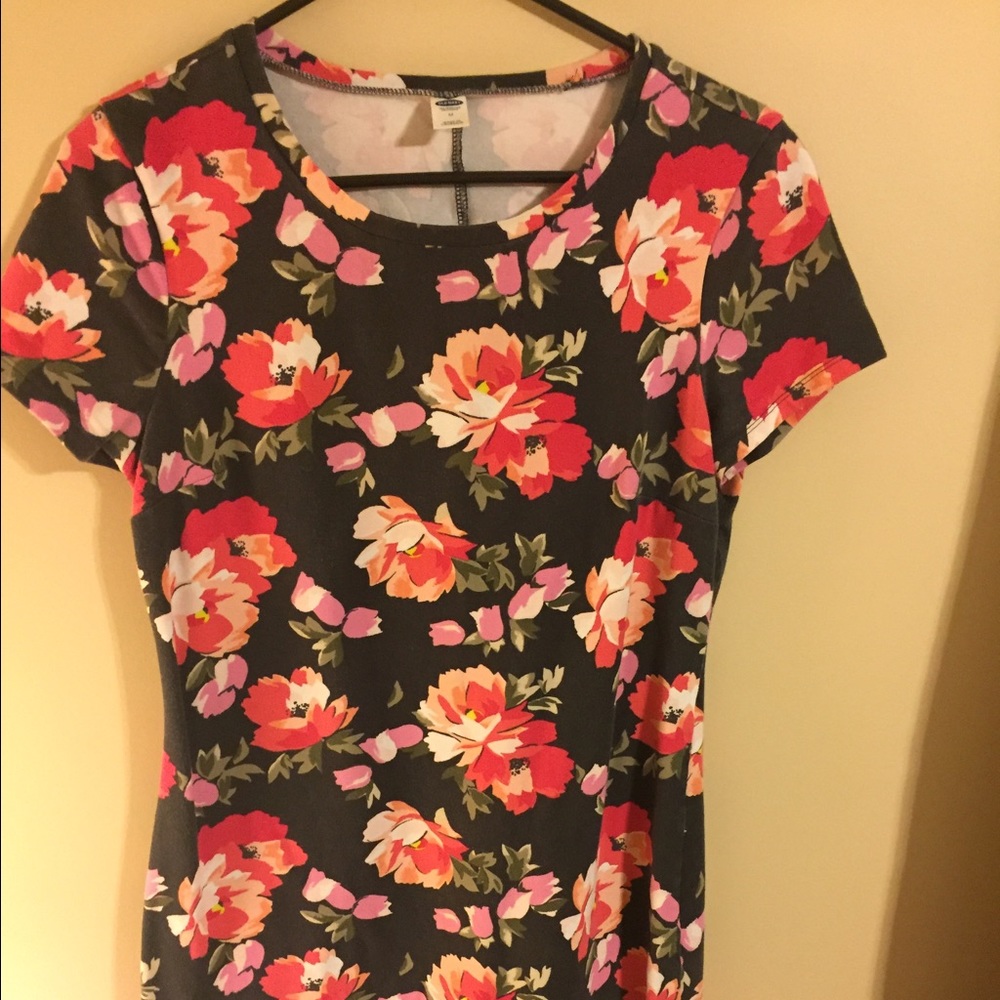 Floral Tee Shirt Dress