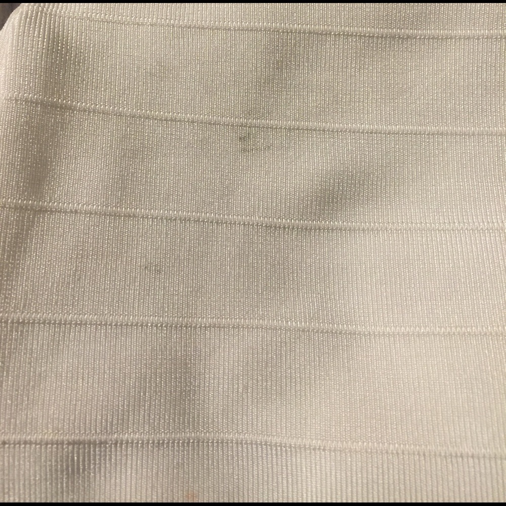 🦋DONATING SOON XS Bebe beige bandage dress - Picture 5 of 5