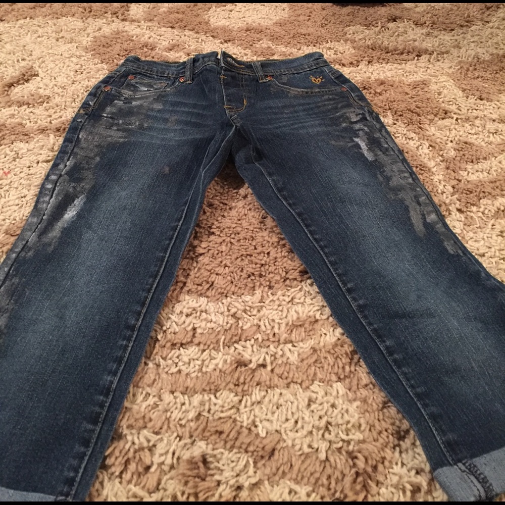 Justice crop jeans