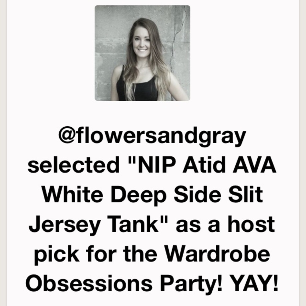 ~ Host Pick ~ ATID AVA Deep Side Jersey Tank L - Picture 6 of 10