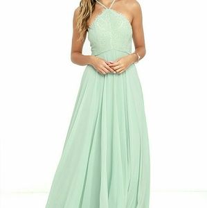 Everlasting Enchantment - Sage Green Maxi Dress