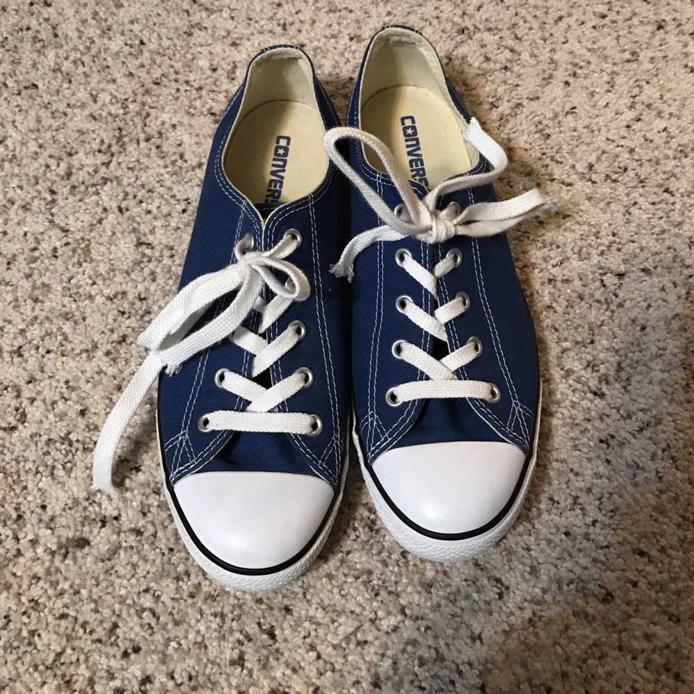Blue converse