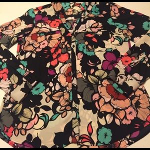 Express floral print blouse