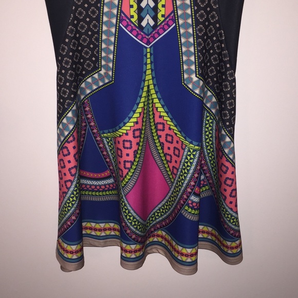 Boutique Colorful Pattern Dress - Picture 2 of 3