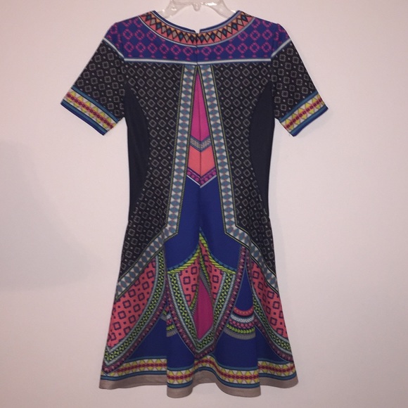 Boutique Colorful Pattern Dress - Picture 3 of 3