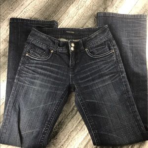 Vigoss dark denim straight leg jeans