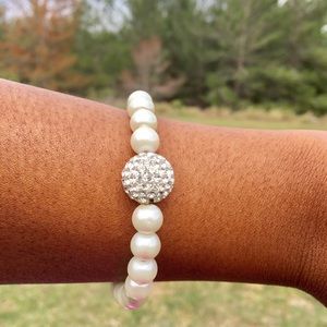 Polymer crystal and Pearl bracelet