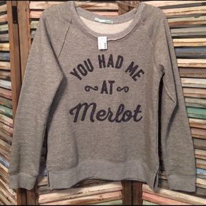 🍷 "You Had Me At Merlot" Sweatshirt