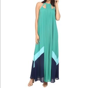 Adelyn Rae Illusion Yoke Lace Fit & Flare Dress.