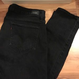 Levi's skinny black jeans