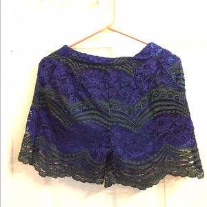 Lace summer shorts