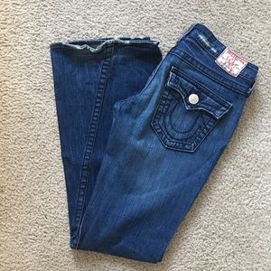 True religion low rise size 27 jeans
