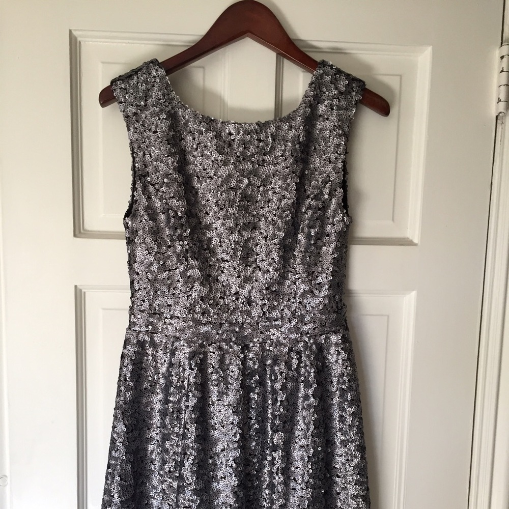 Adelyn Rae silver sequin dress NWT - size S