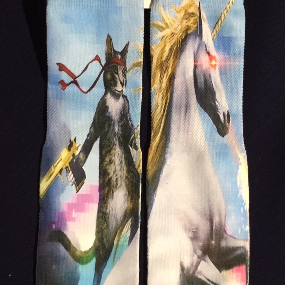 Instant Karma Cat Socks