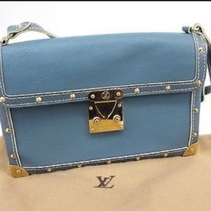 Louis Vuitton Blue Suhali L'Aimable Bag Louis Vuitton Blue Suhali L'Aimable Bag
