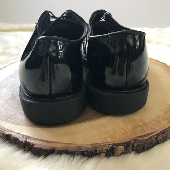 Bates Men's Derby High Gloss Black Shoes - Picture 3 of 3