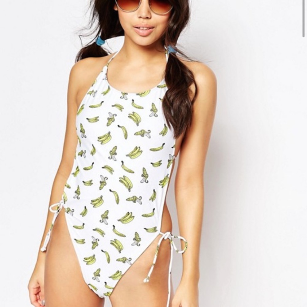 Motel Banana Print Monokini