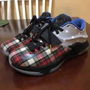 Nike KD7 polka dots and plaid men's 10
