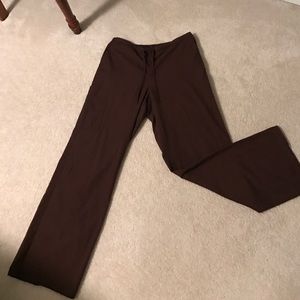 SB brown scrub pants