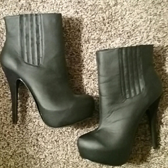 SALE  💖High heel black platform  boots💖  SALE - Picture 4 of 5
