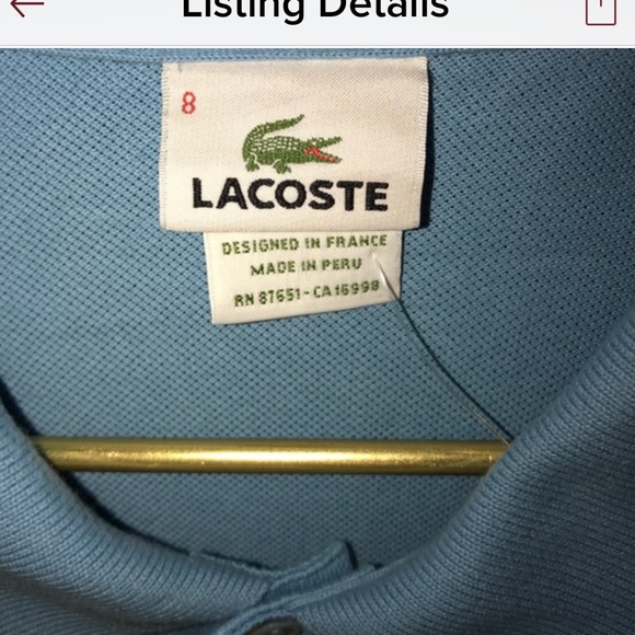 Lactate Pique Polo Shirt - Picture 3 of 4