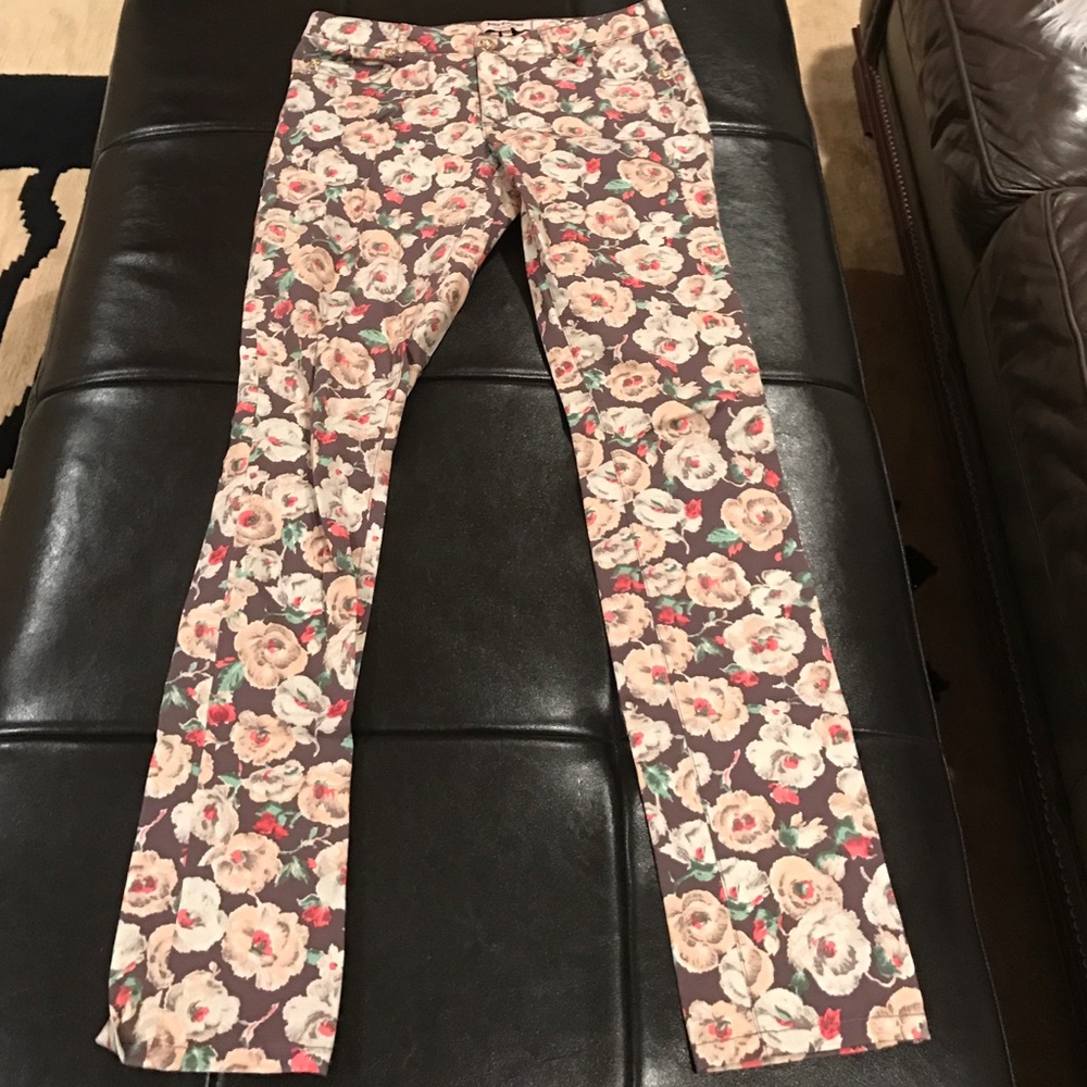 Juicy couture floral denim