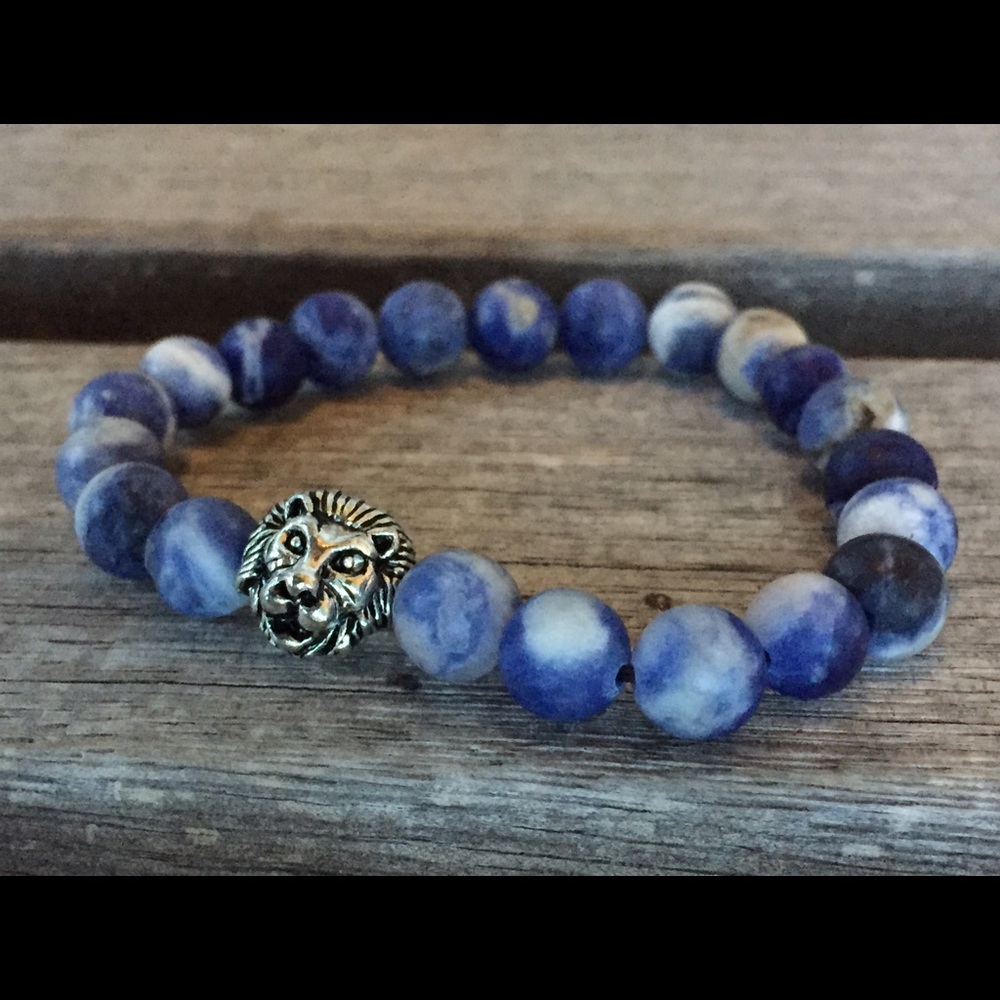 Blue Sodalite beaded bracelet
