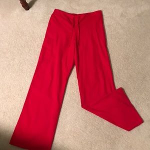 SB red scrub pants