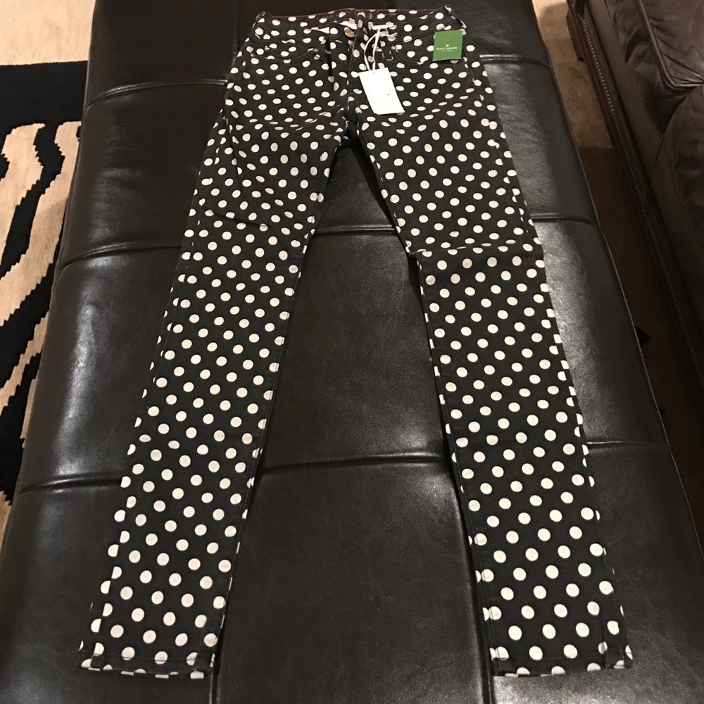Kate spade polka dot denim